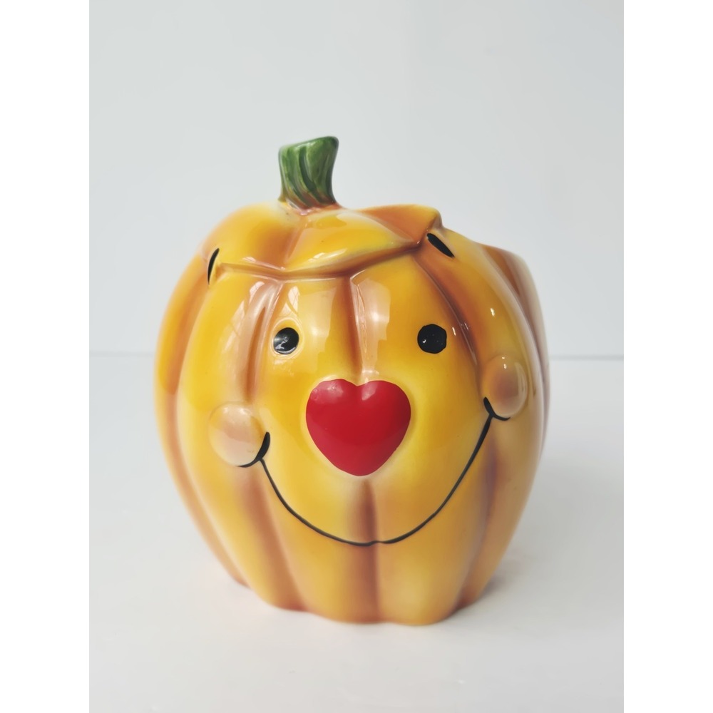 Vintage Relpo Halloween pumpkin planter